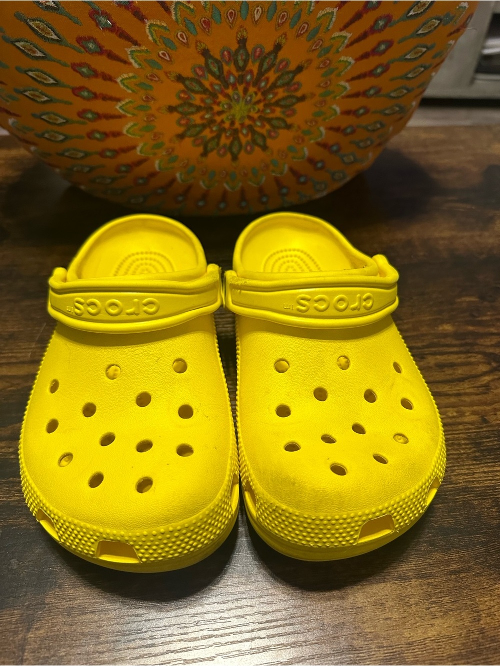CROCS Kids Slip-On Clog in Bright Yellow